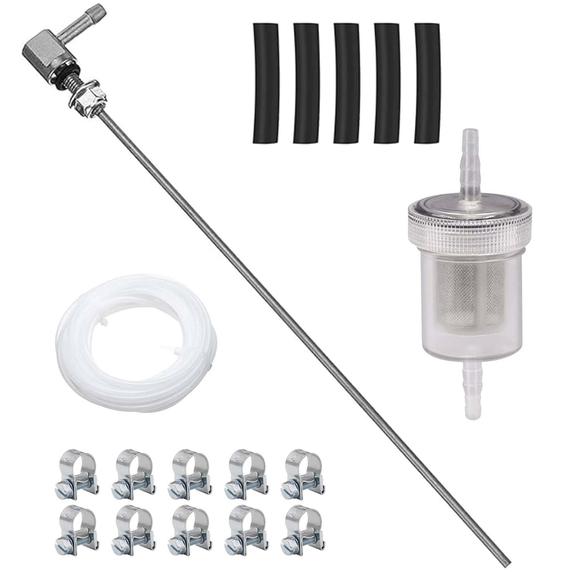 18 Stück Kraftstoff Standrohr Set： 4M Dieselheizung Kraftstoffleitung Schlauch Ersatz Kraftstoffrohr Auto Diesel Standheizung Leitungsfilter Schlauchschellen Für Webasto/Eberspacher Standheizung von GWAEPU