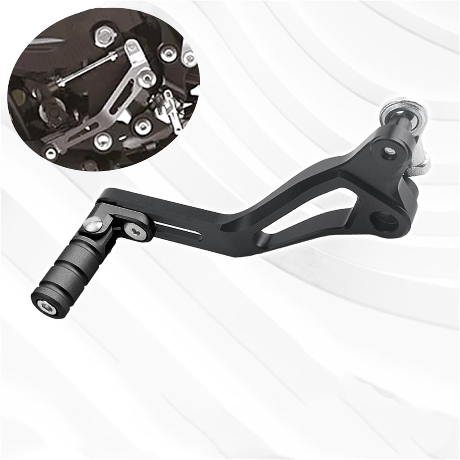 Für NINJA400 400 Z400 2018-2020 2021 2022 CNC-Aluminium Verstellbarer, Klappbarer Schalthebel Für Motorräder Für NINJA400 400 Z400 2018-2020 2021 2022 CNC-Aluminium Verstellbarer, Klappbarer Schalthebel Für Motorräder von GWGTHVNVTB
