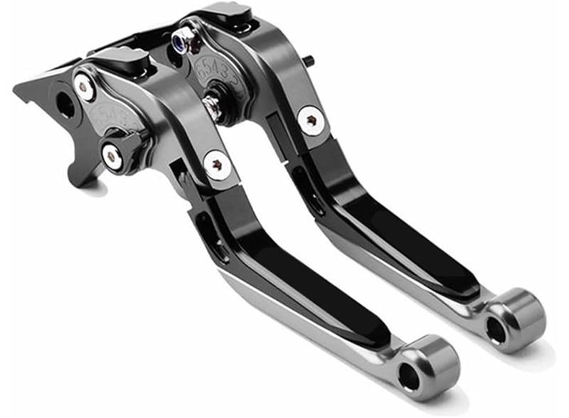 GWGTHVNVTB Für Y&amaha FZ6 F&Azer FZ6 2004-2010 Kupplungshebel Bremshebelsatz Verstellbarer Klappgriff Hebel Motorradzubehörteile von GWGTHVNVTB