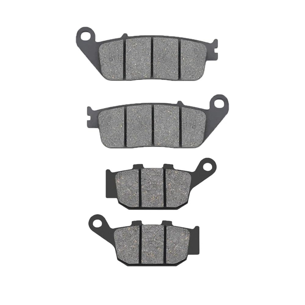 Bremsbeläge vorne und hinten, kompatibel mit den Motorradmodellen K KLE650Versys EFF FFF EN650 AFF BFF EN650 2015(1 Pair F and R) von GXAOeUX
