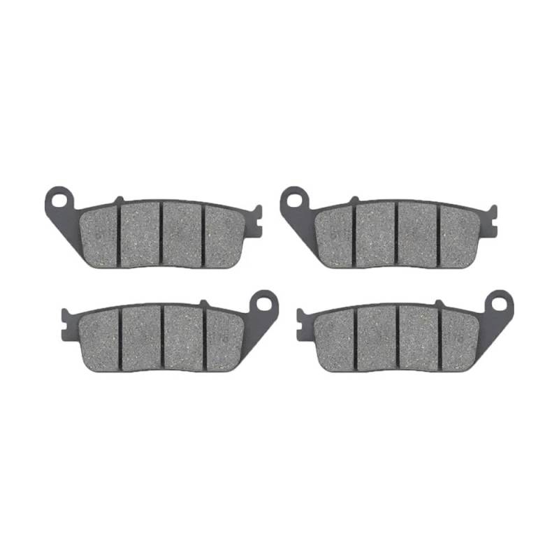 Bremsbeläge vorne und hinten, kompatibel mit den Motorradmodellen K KLE650Versys EFF FFF EN650 AFF BFF EN650 2015(2 Pairs Front) von GXAOeUX