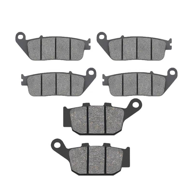 Bremsbeläge vorne und hinten, kompatibel mit den Motorradmodellen K KLE650Versys EFF FFF EN650 AFF BFF EN650 2015(Front and Rear) von GXAOeUX