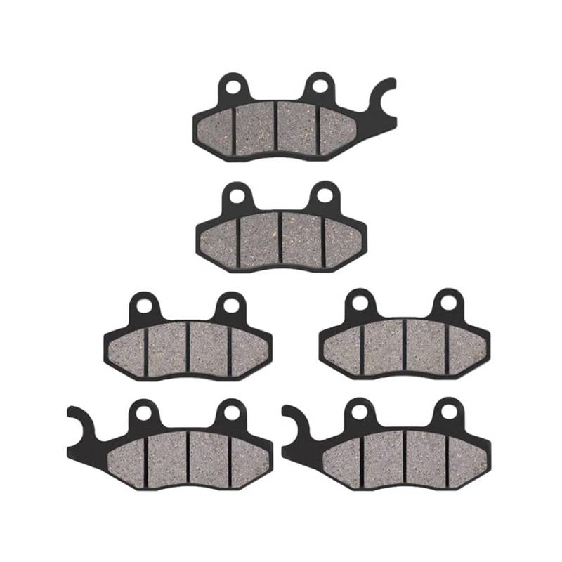 Geeignet for ATV Commander800 1000 XT DPS X LTD Modell Motorrad vorne und hinten Bremsbeläge(1 Set) von GXAOeUX