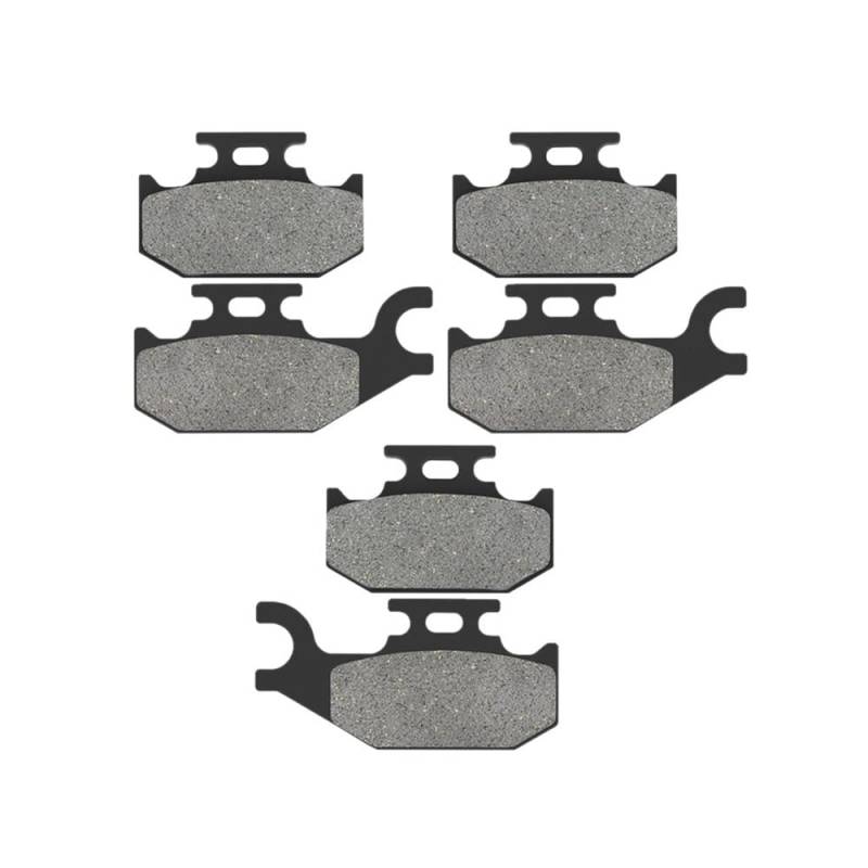 Geeignet for BRP Outlander330 400 500 650 800Max Modell Motorrad vorne und hinten Bremsbeläge(1 Set) von GXAOeUX
