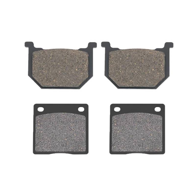 Geeignet for GS700 GS750 GS1000 GS1100 GV1200 EF ESF EZ LT LX ED und andere Modelle von Motorrad-Bremsbelägen vorne und hinten(1 Set F and R) von GXAOeUX