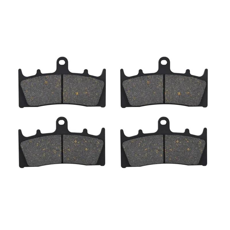 Geeignet for GSXR 750 1000 1100 W GSXR750 TL1000 R GS GSF 1200 GSX 1300R 1400 VZ1600 Modell Motorrad Vorne Bremsbeläge(2 Pairs Front) von GXAOeUX
