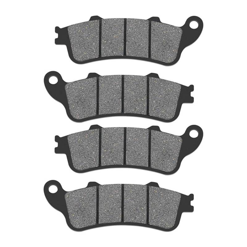 Geeignet for HondaStreetBike XL1000 XL1000 Nicht-ABS-Modelle 1999-2006, Motorrad-Bremsbeläge vorne und hinten(2 Pairs) von GXAOeUX