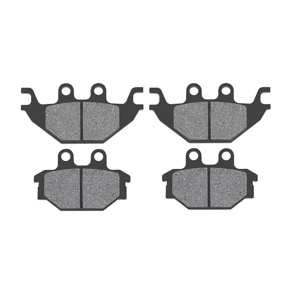 Geeignet for KXR250 MXU250 MXU300 MXU450i UXV500 UXV700i und andere Modelle von Motorrad-Bremsbelägen vorne und hinten(2 Pairs) von GXAOeUX