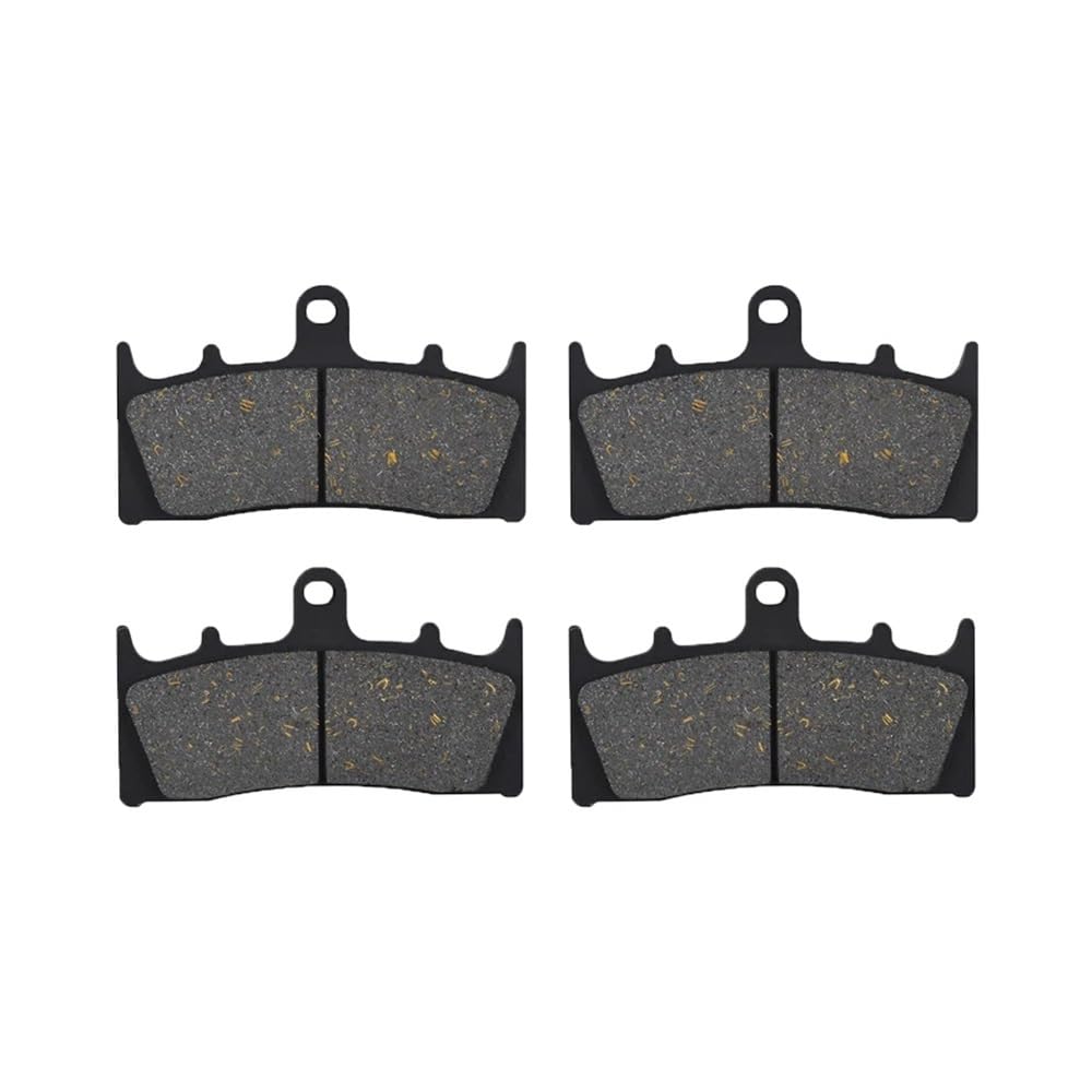 Geeignet for SUZUKIGSX1400 K1-K7 FE GSXR1000 K1 K2 GS1200SSK1 GV78A Modell Motorrad Vorne Und Hinten Bremsbeläge(2 Pairs Front) von GXAOeUX