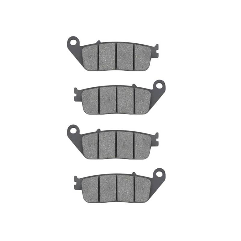 Geeignet for Streetcar GSX 400 Impulse Typ S RF R GSF 600Bandit AN650 Modell Motorrad Bremsbeläge Vorne(2 Pairs Front) von GXAOeUX