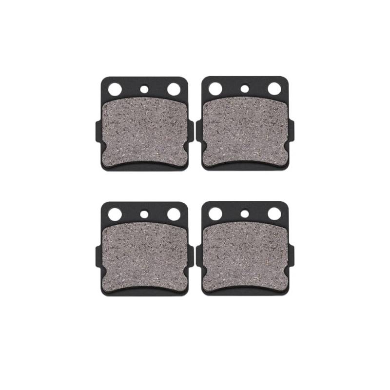 Geeignet for YFM350R YFM660R GRIZZLYYFM600 Hunter YFM 660 Modell Motorrad Vorne Und Hinten Bremsbeläge(2 Pairs) von GXAOeUX