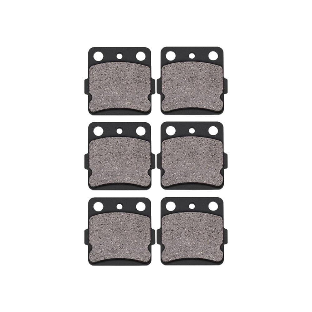 Geeignet for vordere und hintere Bremsbeläge von AATC200 ATC250 TRX250 TRX300 TRX400 und anderen Motorradmodellen(3 Pairs) von GXAOeUX