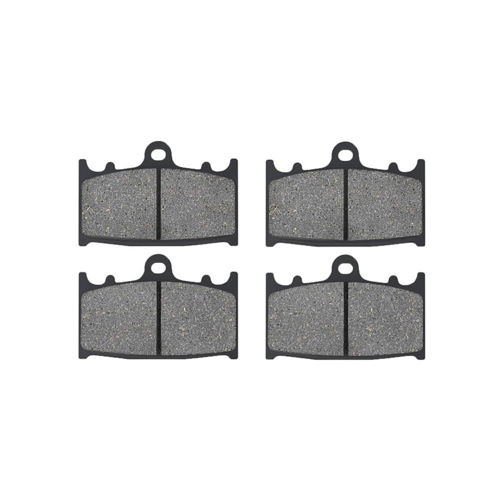Motorrad-Bremsbeläge vorne und hinten, kompatibel mit Straßenauto-Modellen K ZZ-R400 ZX600 D GPz 900 ZR1100A Zephyr 1100 C ZX11(2 Pairs Front) von GXAOeUX