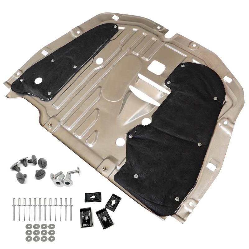 GXARTS 1 x Motorspritzschutz für Honda Civic 2016, 2017, 2018, 2019, 2020, 2021, Motor-Spritzschutz, MPN 74110-TBA-A00, 90674-TY2-A01 von GXARTS