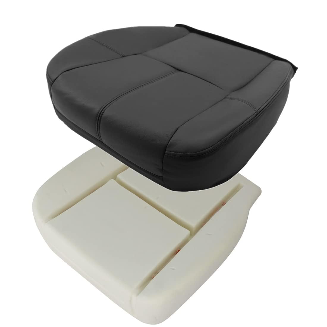 GXARTS Ersatz-Sitzbezug für Fahrerseite und Schaumstoffkissen, passend für Chevy Tahoe Suburban Avalanche Silverado GMC Sierra Yukon 2007 2008 2009 2010 2012 2013 2014, Schwarz GXARTS Ersatz-Sitzbezug für Fahrerseite und Schaumstoffkissen, passend für Chevy Tahoe Suburban Avalanche Silverado GMC Sierra Yukon 2007 2008 2009 2010 2012 2013 2014, Schwarz von GXARTS