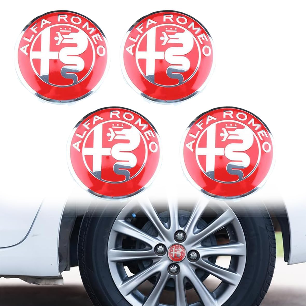 4 Stück 60mm Auto Radnabenkappen Nabendeckel für Alfa Romeo 147, Radnabenabdeckung Center Felgendeckel Radkappen Wheel Caps,normal-C 4 Stück 60mm Auto Radnabenkappen Nabendeckel für Alfa Romeo 147, Radnabenabdeckung Center Felgendeckel Radkappen Wheel Caps,normal-C von GXDFC