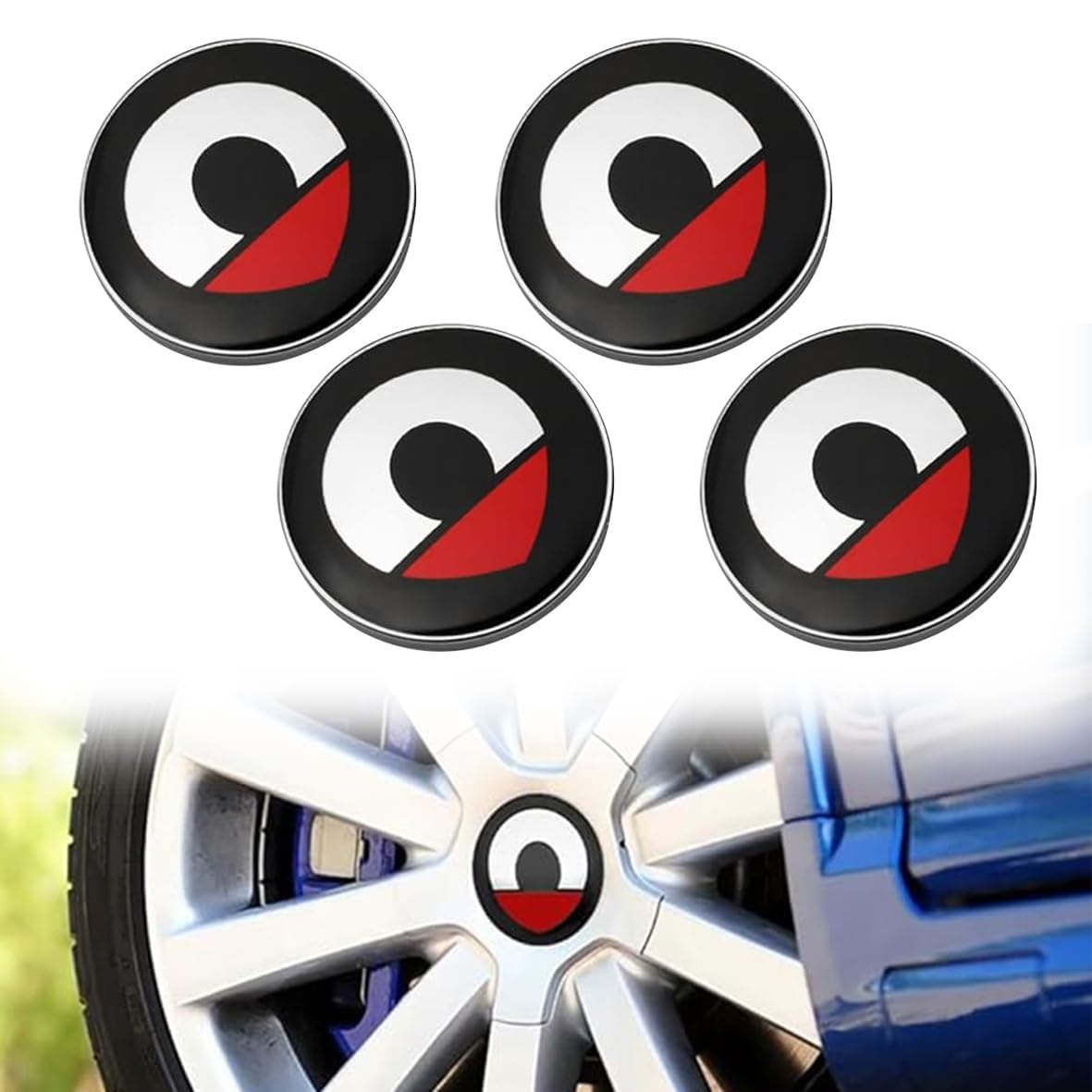 4 Stück 60mm Auto Radnabenkappen Nabendeckel für Smart Crossblade, Radnabenabdeckung Center Felgendeckel Radkappen Wheel Caps,normal-B 4 Stück 60mm Auto Radnabenkappen Nabendeckel für Smart Crossblade, Radnabenabdeckung Center Felgendeckel Radkappen Wheel Caps,normal-B von GXDFC