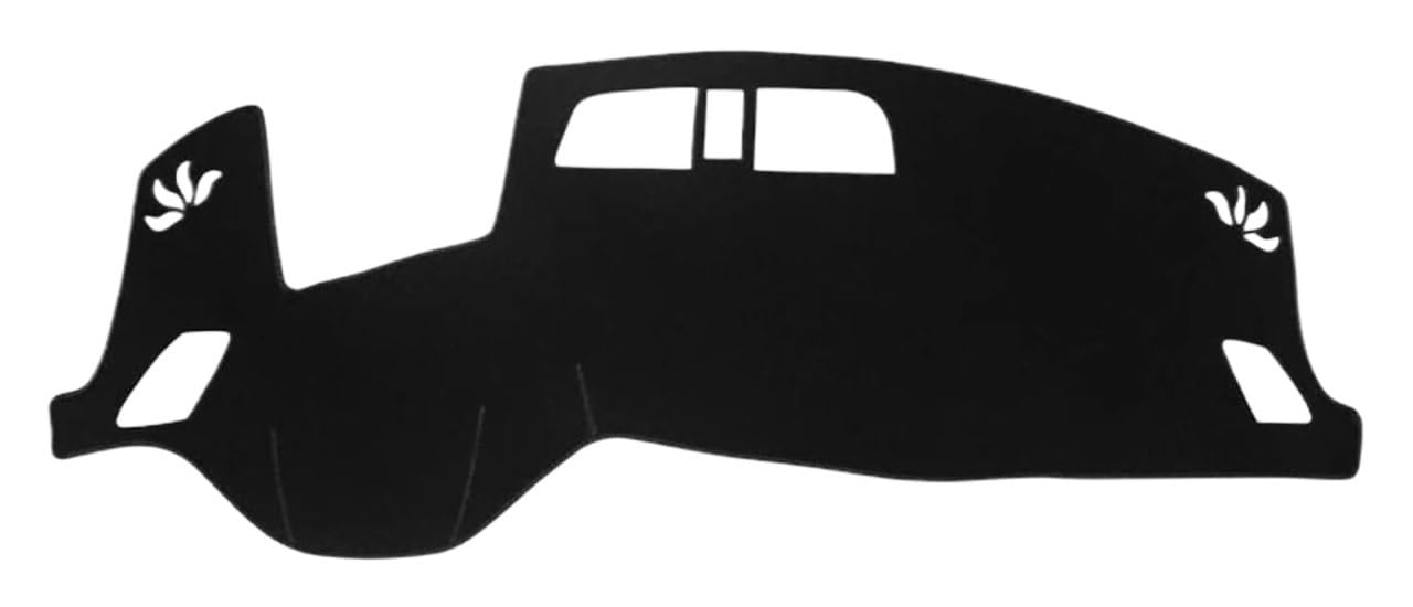 Armaturenbrett Abdeckungsmatte Für M&itsubishi Für Outlander Für PHEV 2022 2023 2024 Auto-Armaturenbrett-Abdeckungsmatte Sonnenschutzpad Teppichschutz(A Black Side) von GXSAI