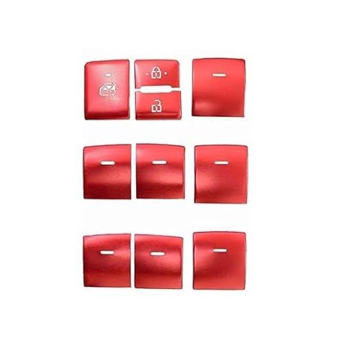 Auto Innenteile Für T&oyota CHR 2016-2021 Lifter Button Autoschalter 10 STÜCKE Fenstergläser Motor Start Stop Gangschaltung Panel AC Abdeckung Rahmenverkleidung(3) von GXSAI