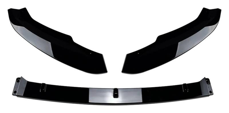 Front Stoßstange Für VW Für Skoda Für Superb B8 2016-2019 Spoilerlippensatz Unteres Blattsplitter-Bodykit ABS Schwarzkohlefaser 3X Auto Frontstoßstange von GXSAI
