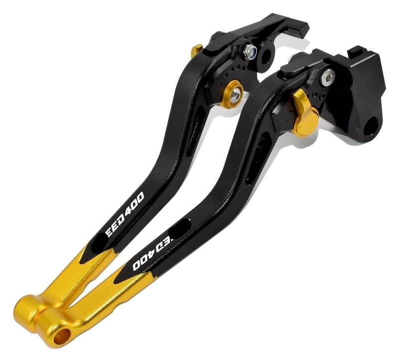 Bremskupplung Spurstange Für Triumph Speed ​​400 2024 CNC-Aluminiumlegierung Hergestellter Langer Bremshebel-Kupplungshebel(Gold) von GXSAI
