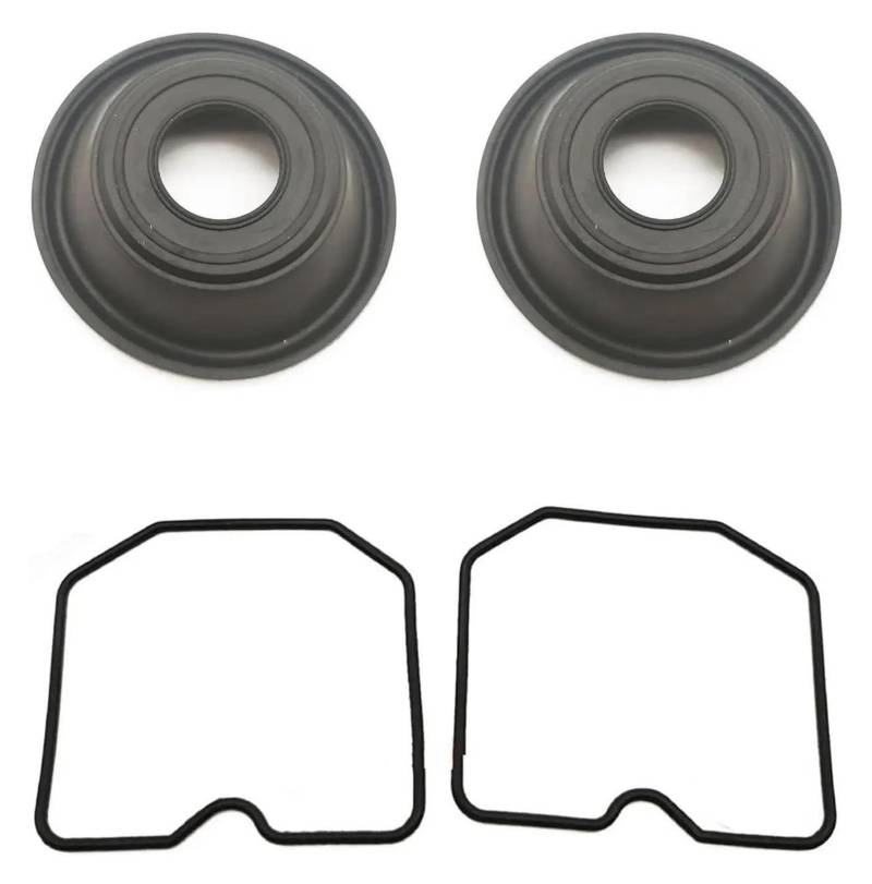 Motorrad Vergaser Reparatursatz Für K&awasaki EX500A1-A7 GPZ500S EX500D1-D12 Für Ninja 500R EN500 Motorradvergaserkolben Vakuummembran Und Schwimmer von GXSAI