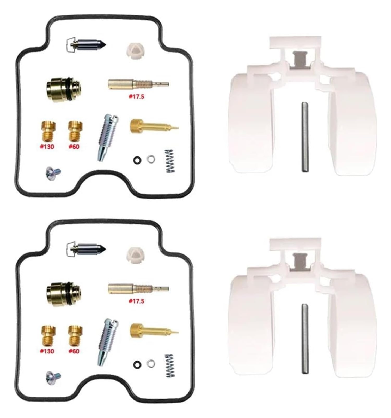 Motorrad Vergaser Reparatursatz Für Suzuki GS-E 500 GS500 GSE500 W/X/Y 1997-2000 Motorrad Vergaser Reparatur Mit Float & Membran Vergaser Reparatur Kit(Color 2) von GXSAI