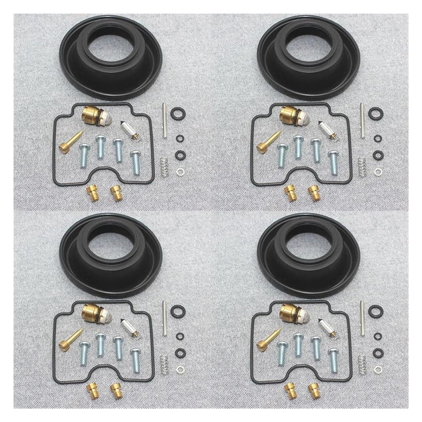 Motorrad Vergaser Reparatursatz Für Suzuki GSF1200(N)(S) Für Bandit 2001 2002 2003-2006 Motorrad Vergaser Reparatur Plunger Membran Float(4) von GXSAI