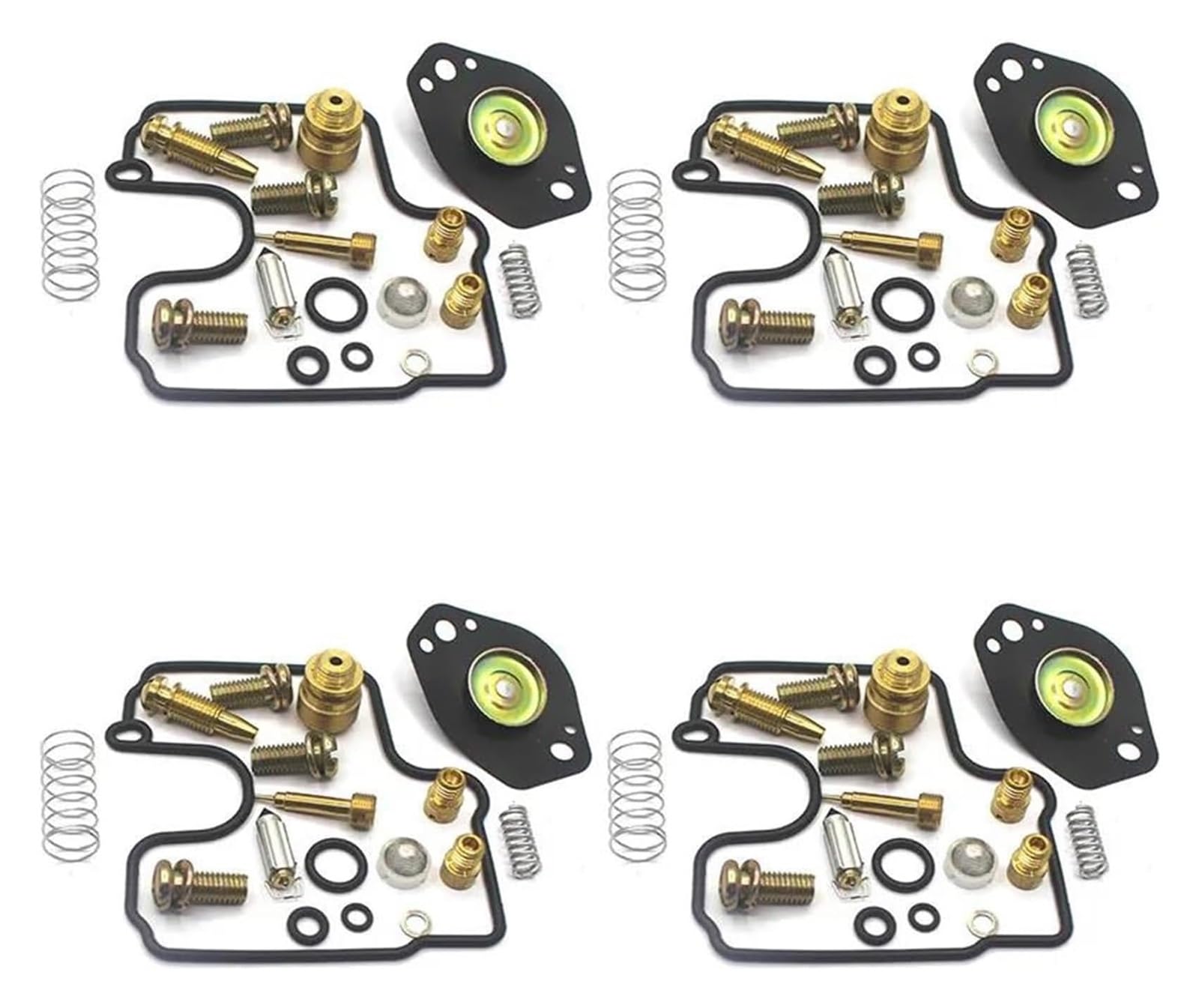 Motorrad Vergaser Reparatursatz Für Suzuki SV650 1999 2000 2001 2002 SV 650 Motorrad Carb Vergaser Rebuild Reparatur Air Cut-Off Ventil Kits(Color 1) von GXSAI