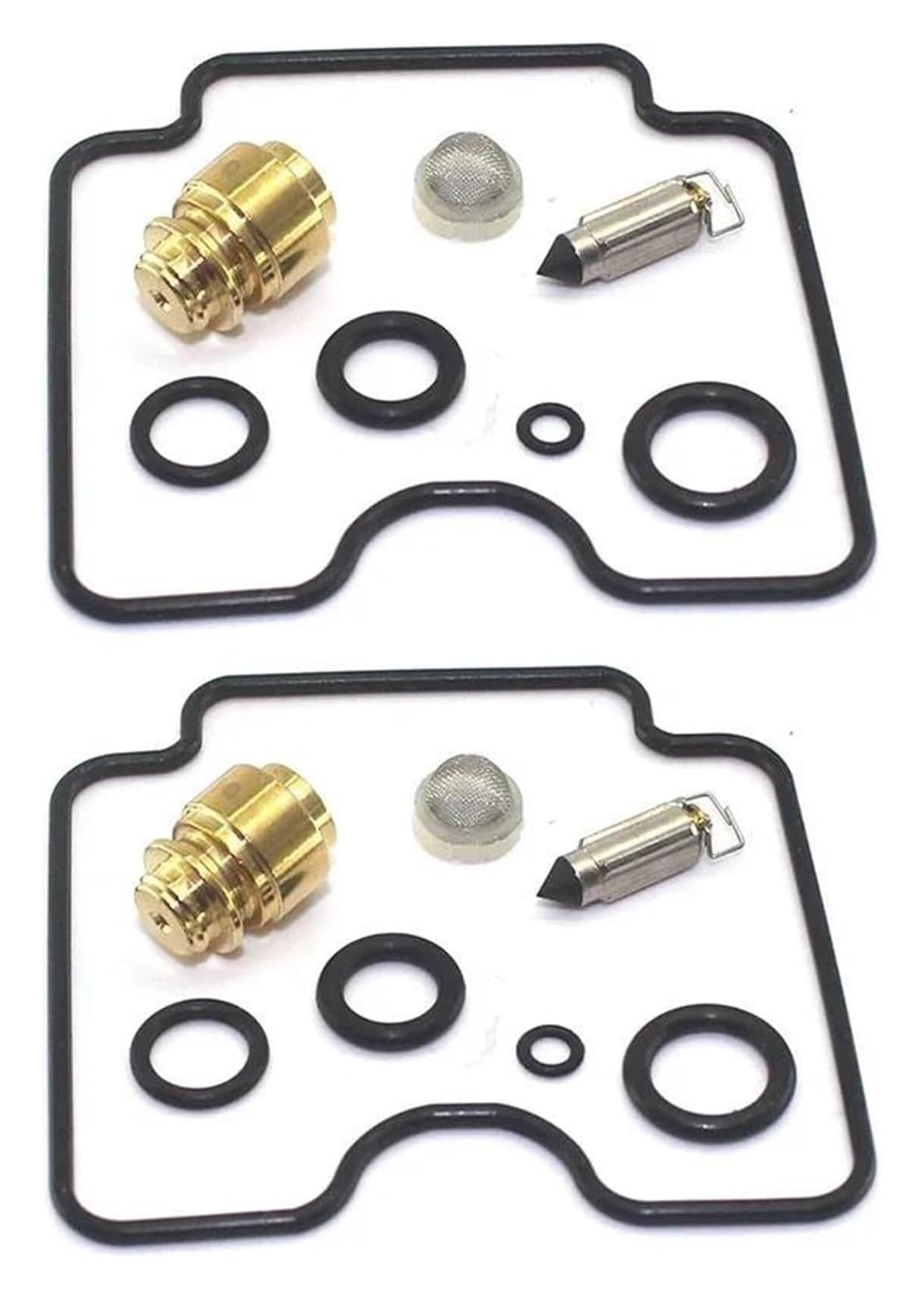 Motorrad Vergaser Reparatursatz Für Suzuki XF650U XF650 XF 650 1997-2002 Motorrad Vergaser Reparatur Schwimm Nadel Dichtung Float Carb Ersatz(Color 2) von GXSAI