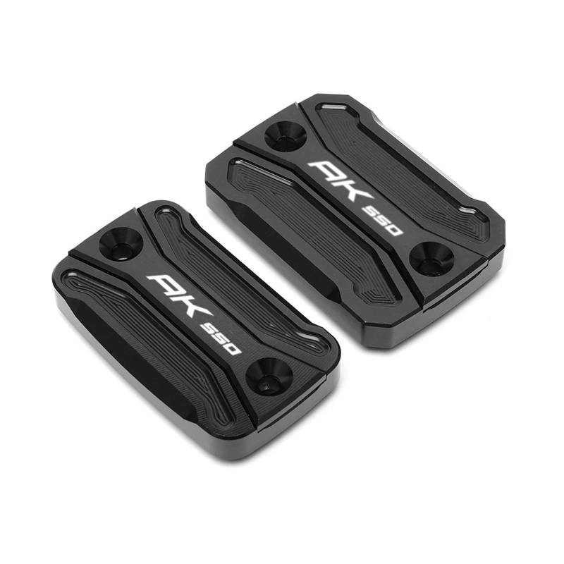 Abdeckung des Vorderen Bremsflüssigkeitsbehälters Passend Für AK 550 2017-2020 Motorrad Bremsflüssigkeitsdeckel(Schwarz) von GXTCJDM