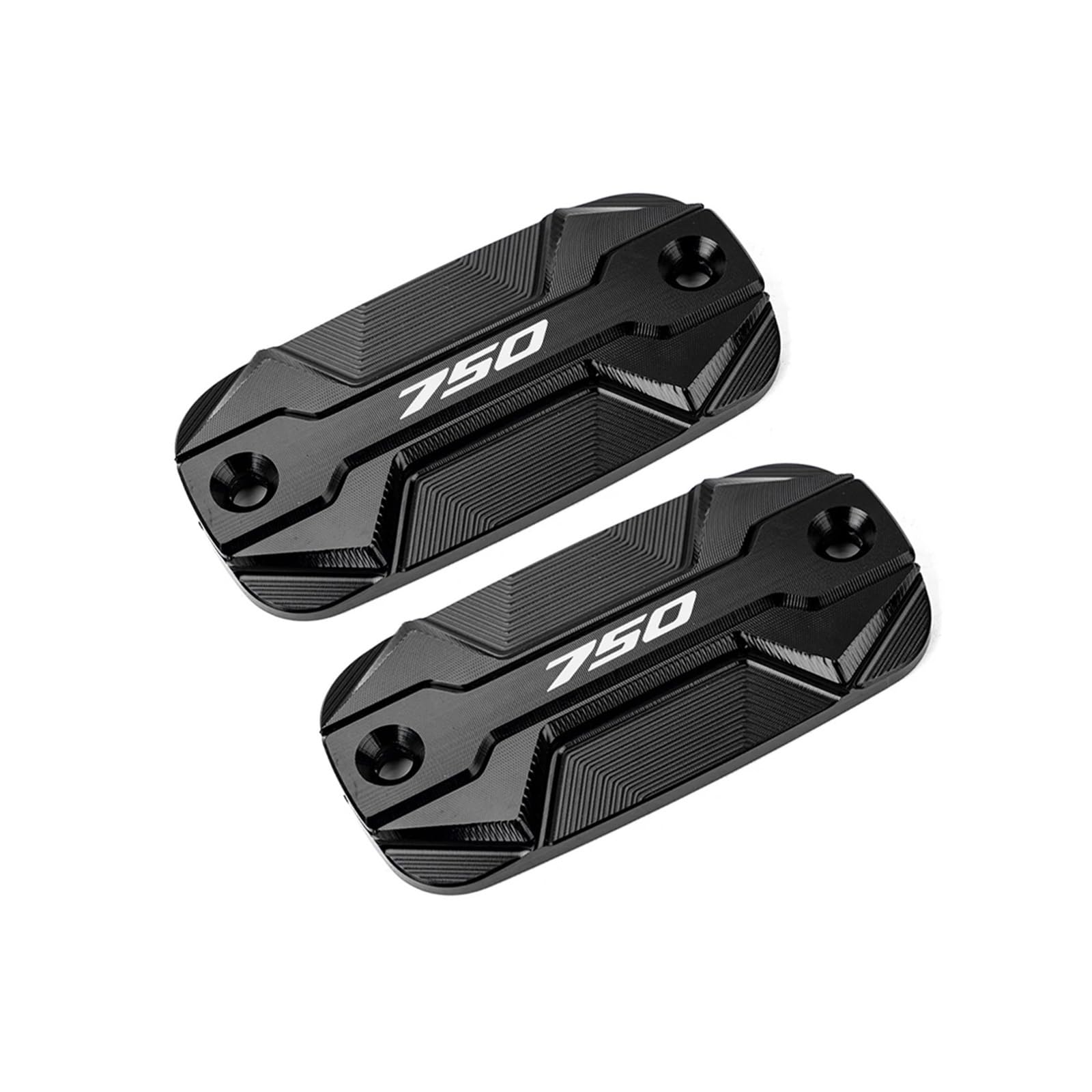 Geeignet Für FORZA750 2020-2024 Front Brake Reservoir Tank Caps Motoröl Füllstoff Abdeckung Motorrad Bremsflüssigkeitsdeckel(2 Black) von GXTCJDM