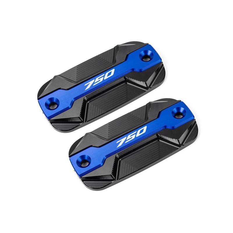 Geeignet Für FORZA750 2020-2024 Front Brake Reservoir Tank Caps Motoröl Füllstoff Abdeckung Motorrad Bremsflüssigkeitsdeckel(2 Blue) von GXTCJDM