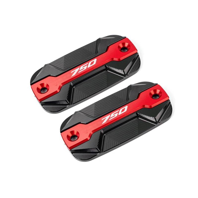 Geeignet Für FORZA750 2020-2024 Front Brake Reservoir Tank Caps Motoröl Füllstoff Abdeckung Motorrad Bremsflüssigkeitsdeckel(2 Red) von GXTCJDM