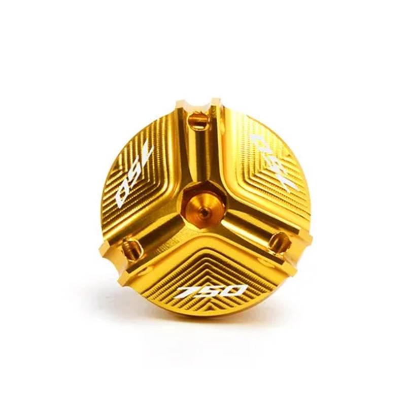 Geeignet Für FORZA750 2020-2024 Front Brake Reservoir Tank Caps Motoröl Füllstoff Abdeckung Motorrad Bremsflüssigkeitsdeckel(Gold) von GXTCJDM