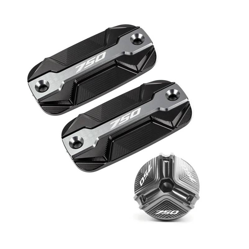 Geeignet Für FORZA750 NSS750 XADV 750 Vorne Brems Flüssigkeit Reservoir Abdeckung Motorrad Bremsflüssigkeitsdeckel(3 Grey) von GXTCJDM