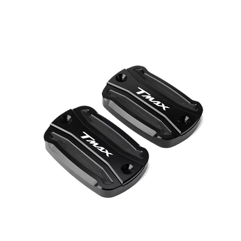 Geeignet Für TMAX 500 560 530 SX DX Brems Flüssigkeit Master Zylinder Reservoir Abdeckung Motorrad Bremsflüssigkeitsdeckel(2-Black) von GXTCJDM