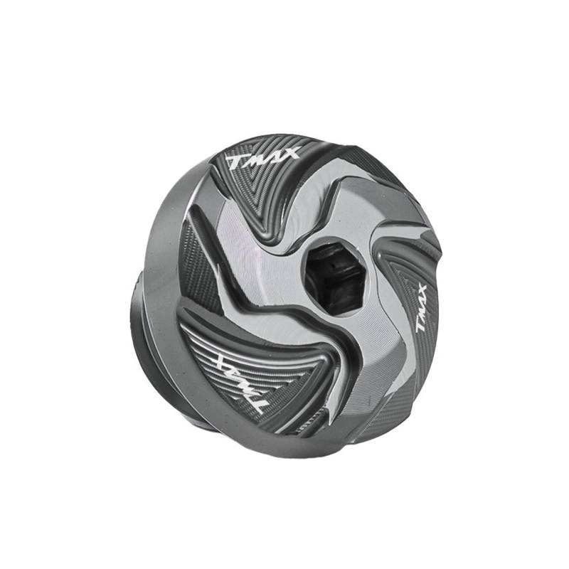 Geeignet Für TMAX 530 SX DX 500 560 Vorne Brems Flüssigkeit Bremse Tank Kappe Und Füllstoff Abdeckung Motorrad Bremsflüssigkeitsdeckel(Dark Grey) von GXTCJDM