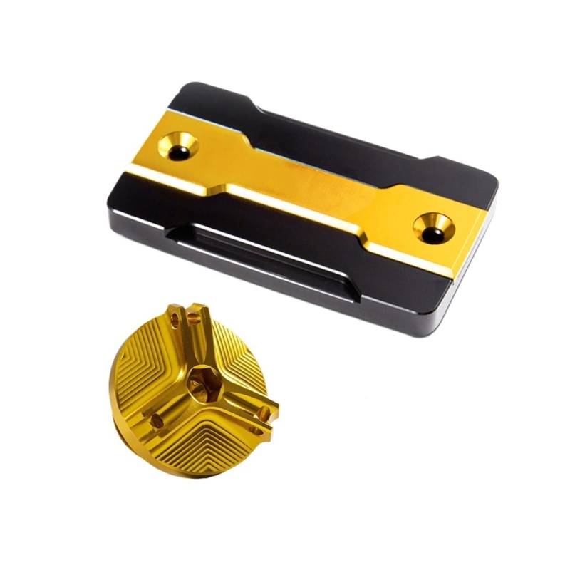Geeignet Für V-Strom 650 250 1000/xt DL650 1000 250 Vorne Brems Flüssigkeit Tank Füllstoff Abdeckung Motorrad Bremsflüssigkeitsdeckel(2 Gold) von GXTCJDM