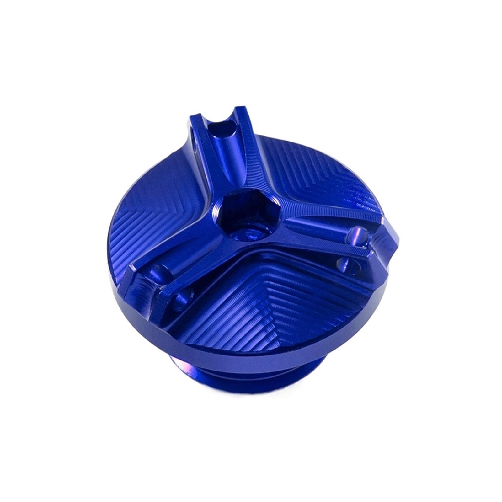 Geeignet Für YZF R6 2010–2022 Vorder Und Hinterradbremse Tankdeckel Und Füllstoffabdeckung Motorrad Bremsflüssigkeitsdeckel(M2.7 Blue) von GXTCJDM