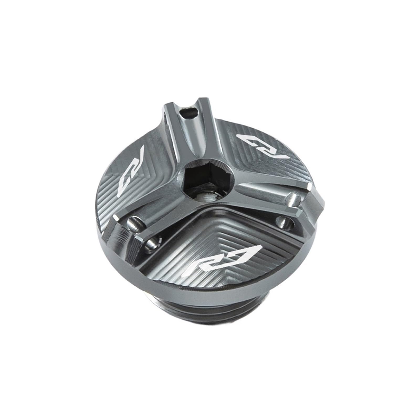 Geeignet Für YZF R7 2021-2024 Vorder Und Hinterradbremskraftstofftankabdeckung Motorrad Bremsflüssigkeitsdeckel(Titanium) von GXTCJDM