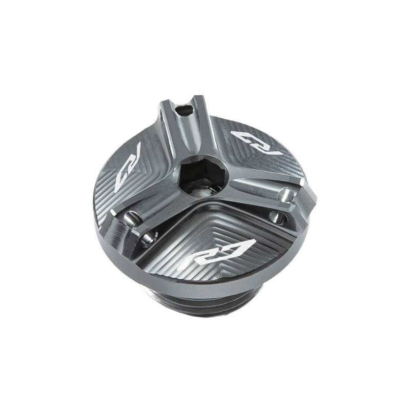 Geeignet Für YZF R7 2021-2024 Vorder Und Hinterradbremskraftstofftankabdeckung Motorrad Bremsflüssigkeitsdeckel(Titanium) von GXTCJDM