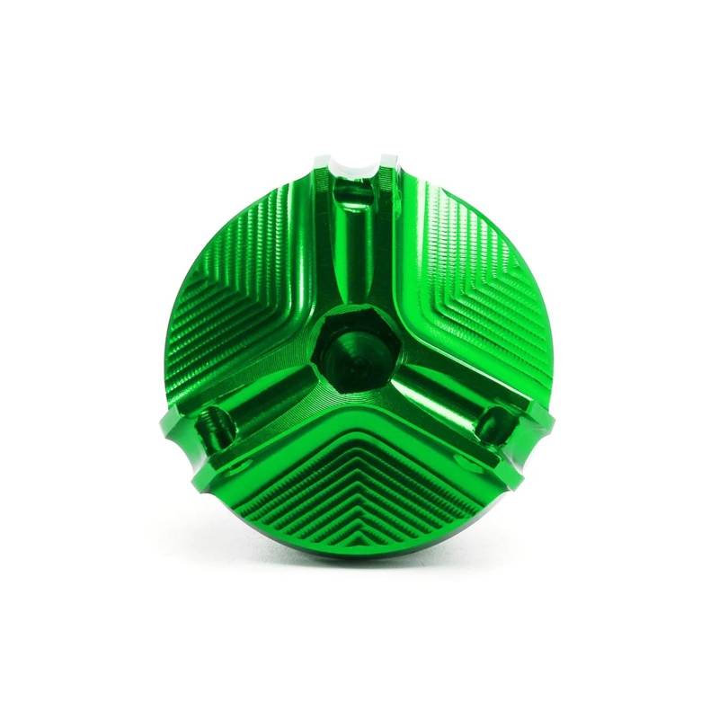 Geeignet Für Z 400 500 Hinten Vorne Brems Flüssigkeit Reservoir Kappe Motorrad Bremsflüssigkeitsdeckel(Green) von GXTCJDM