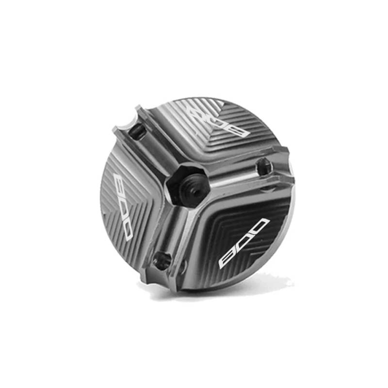 Geeignet Für Z 800 2012-2016 Hinten Vorne Brems Flüssigkeit Reservoir Öl Stecker Abdeckung Motorrad Bremsflüssigkeitsdeckel(Grey) von GXTCJDM