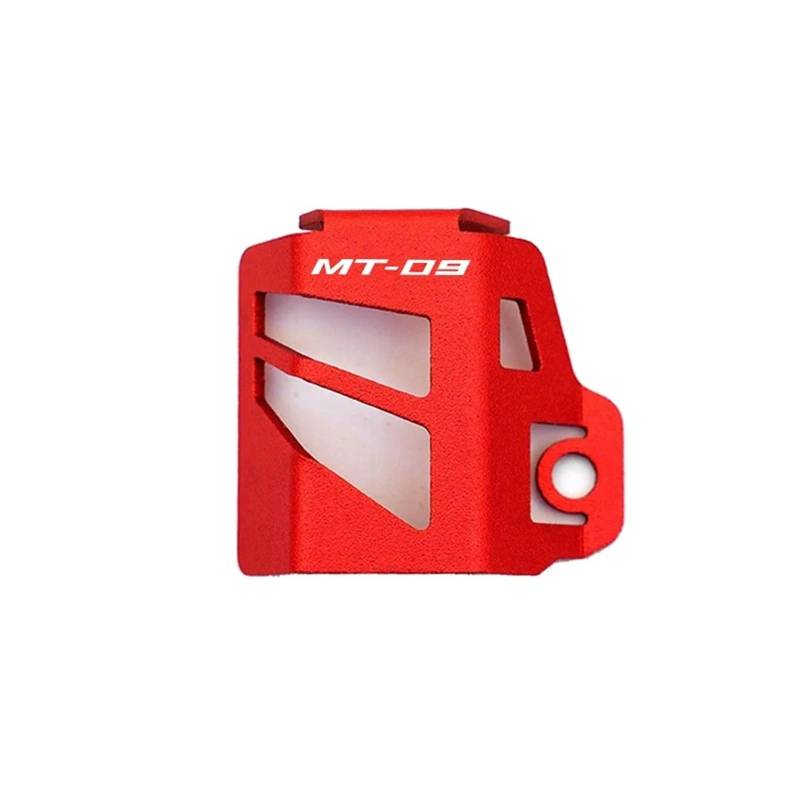 Motorrad Hinten Brems Flüssigkeit Reservoir Abdeckung Schutz Passend Für MT 07 09 Motorrad Bremsflüssigkeitsdeckel(Red 09) von GXTCJDM