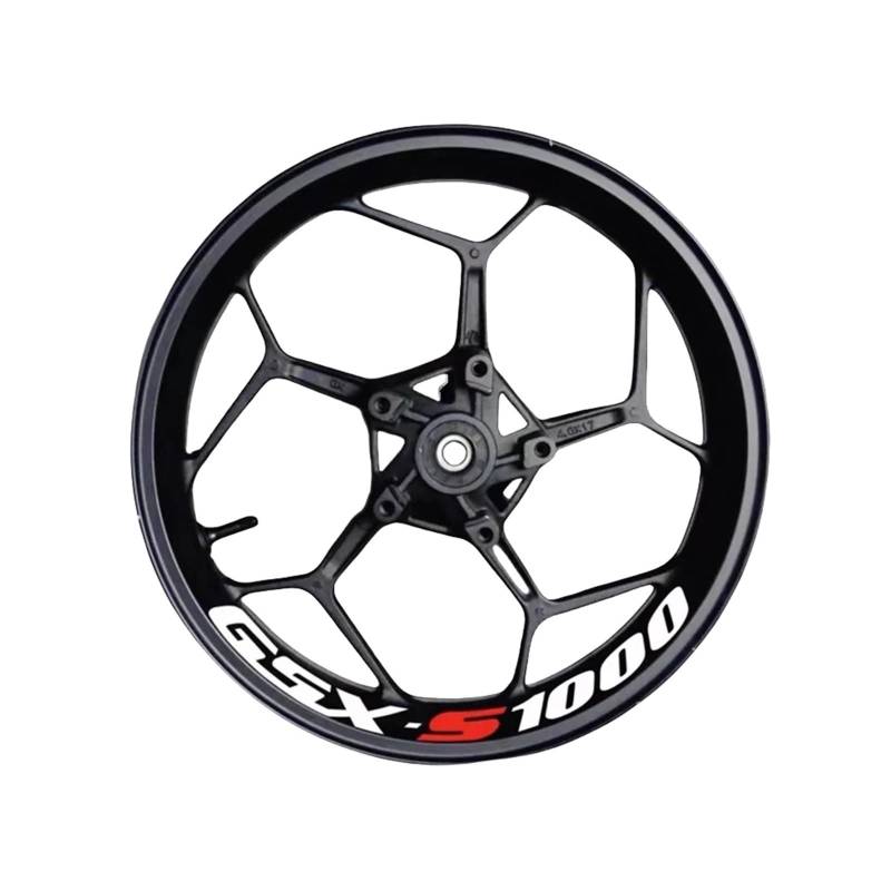 Motorrad Rad Hub Aufkleber Reflektierende Aufkleber Geeignet Für GSXS1000 Motorrad Felgenaufkleber(Colorful a) von GXTCJDM