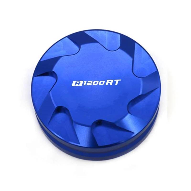 Vorne Hinten Brems Flüssigkeit Reservoir Abdeckung Geeignet Für R 1200 RT 2005-2009 Motorrad Bremsflüssigkeitsdeckel(Rear Blue 1PCS) von GXTCJDM