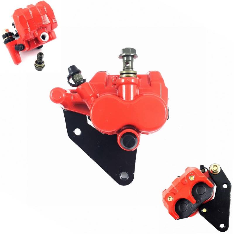 BREMSSATTEL BREMSZANGE - VORNE o. HINTEN - TRÄGERPLATTE WECHSELBAR für AGM BENZHOU YIYING HYOSUNG ZNEN JONWAY BAOTIAN KYMCO FLEX TECH HISUN NOVA ALPHA MOTOR GY6 - MZ125 SM SX RT von GY6-Ersatzteile.de