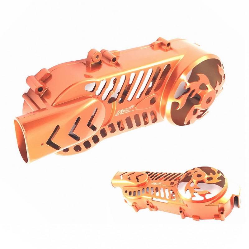TUNING - STYLING VARIOMATIK- / KICKSTARTER- / KUPPLUNGS DECKEL - MOTORDECKEL LINKS 40,7cm für BAOTIAN BENZHOU YIYING HISUN KREIDLER REX RS ZNEN CHINA ROLLER…125-200cc 152QMI 157QMJ 4-TAKT von GY6-Ersatzteile.de