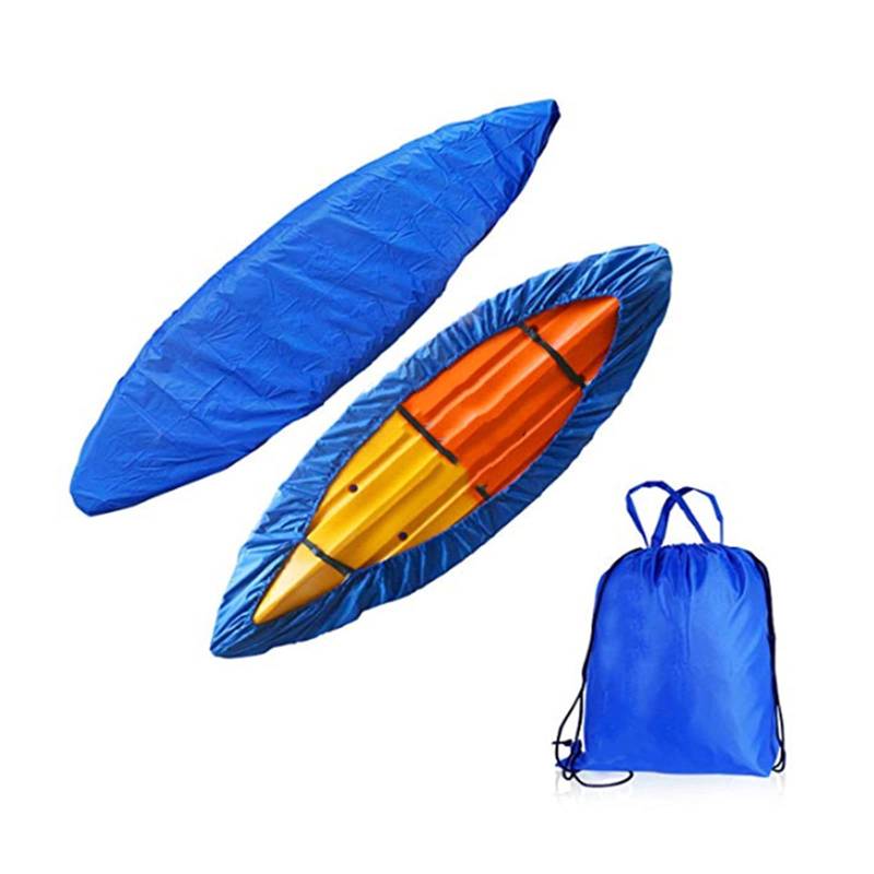 Universelle Kayak Bootsplane Cover Canoe Storage Staubschutz 420D/210D Regenschutz Sonnenschutz Staubschutz Für Kajak/Kanu (Blue-420D,5.1-5.5m/16.7-18.0ft) von GYHH